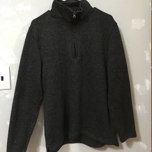 quarter zip up sweater